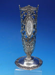Redlich and Co Sterling Silver Vase Holder 9" Tall Monogrammed #5760 (#4725)