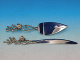 White Orchid by Michael Aram Stainless Serving Set Wedding Cake Set 4 Pc - New