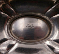 Les Cinq Fleurs by Reed and Barton Sterling Silver Fruit Bowl Oval #145 (#4668)