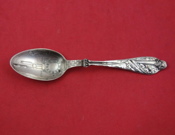 Nursery Rhyme by Various Sterling Silver Child Spoon w/ stork & baby 5 3/4"