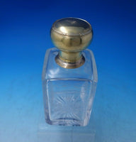 Marie Antoinette by Unknown French Gilded Silver Perfume Bottle with Crest #5928