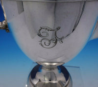 Bailey and Co Coin Silver Tea Pot with Greek Key Border and Beading (#3778)