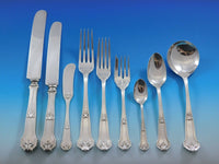 Corinthian by Wallace Sterling Silver Flatware Set for 8 Service Dinner 86 Pcs