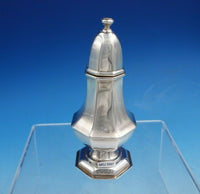 English Sterling Silver Salt and Pepper Shaker Set 2pc Octagonal Shape (#3307)