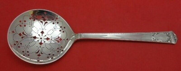 San Lorenzo by Tiffany and Co Sterling Silver Pea Spoon Fancy Pierced 9" Serving