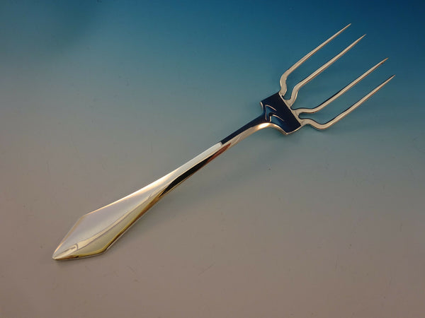 Chatham by Durgin Sterling Silver BBQ Serving Fork 7 7/8" Custom Made