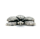 Sterling Orchid Flower Pin Pendant Signed "SZS" (#J5475)