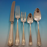 Etruscan by Gorham Sterling Silver Flatware Set 12 Service 61 pcs Dinner A mono