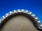 Gorham Sterling SIlver Pin Cushion Heart Shaped Pie Crust Edge #235 (#6602)