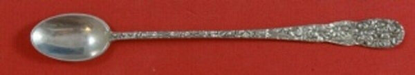 Chrysanthemum by Stieff Sterling Silver Iced Tea Spoon 8 1/8" Antique Silverware