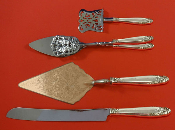 Prelude by International Sterling Silver Dessert Serving Set 4pc Custom Made