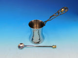 Pomegranate by Michael Aram Stainless Steel & Brass, Coffee Pot with Spoon - New