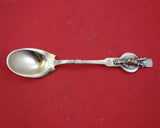 Saxon Stag by George Sharp Sterling Silver Ice Cream Spoon GW brite-cut 5 7/8"