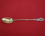 Harlequin by Reed and Barton Sterling Silver Iced Tea Spoon Gold Washed 7 5/8"