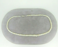 50ct Strand of Genuine Natural Opal Beads Necklace with 14k Gold Clasp (#J4382)