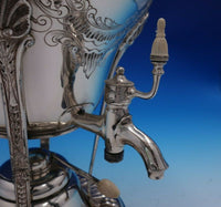 George II by Tuttle Sterling Silver Coffee Urn w/Lion Handles Paws #435 (#4882)