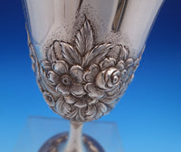 Repousse by Kirk Sterling Silver Water Goblet #72F 6 1/2" x 3 1/4" (#7811)