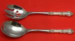 Meadow Rose by Wallace Sterling Silver Salad Serving Set 2pc HHWS  Custom Made