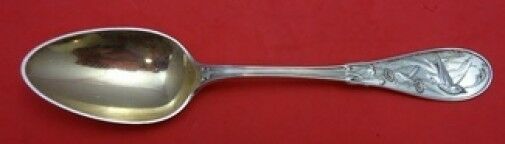 Japanese by Tiffany and Co Sterling Silver Place Soup Spoon Gold Washed 7 1/4"