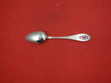 Antique Hammered by Shreve Sterling Teaspoon pierced handle mono "D" 5 7/8"