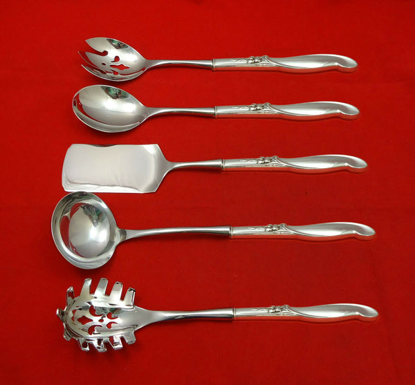 Silver Melody by International Sterling Silver Hostess Set 5pc HHWS  Custom Made