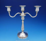 Prelude by International Sterling Silver Candlestick Pair 3-Light #N213 (#3752)
