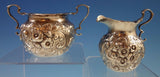 Repousse by Dominick & Haff Sterling Silver Sugar & Creamer Set #150 (#1877)