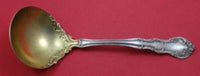 Old Atlanta by Wallace Sterling Silver Gravy Ladle Gold Washed 7 3/4" Serving