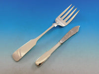 Old English Tipt by Gorham Sterling Silver Flatware Set Service 79 pieces Place