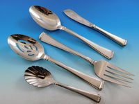 Column Frosted by Gorham Stainless Steel Flatware Set Service 12 New 65 pieces