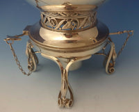 Blossom by Durham Sterling Kettle On Stand w/3-D Blossom Finial 12 1/2" (#0092)