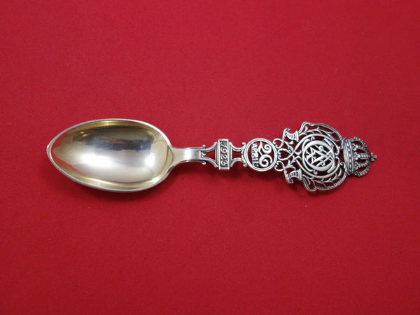Christmas Theme by Michelsen Sterling Silver Teaspoon Royal 25th Anniversary 6"