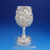 Repousse by Galmer Sterling Silver Goblet with Gold Wash Interior (#4160)