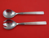 Bernadotte by Georg Jensen Sterling Silver Salad Serving Set 2pc HH WS Orig 9"