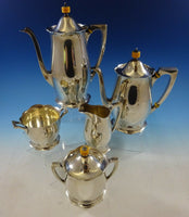 Antique by Wallace Sterling Silver Tea Set 5pc (#2644)