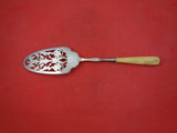 German Sterling Silver Cake Server .750 silver pierced blade 12 1/2"