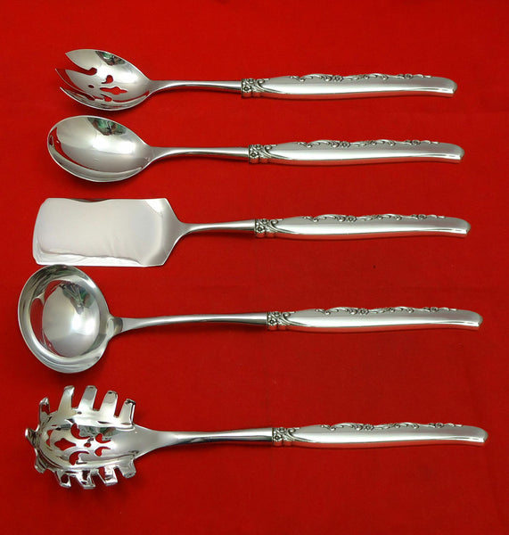 Flower Lane by Oneida Sterling Silver Hostess Set 5pc HHWS  Custom Made