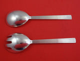 Bernadotte by Georg Jensen Sterling Silver Salad Serving Set AS 2pc 10 1/2"