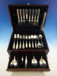 Mitra Mirror by Georg Jensen Stainless Steel Flatware Set For 8 Service Estate