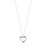 Hearts of Georg Jensen Sterling Silver Pendant Small New