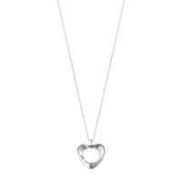 Hearts of Georg Jensen Sterling Silver Pendant Small New