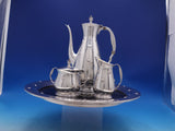 Far East by Reed Barton Sterling Silver Coffee Set 4-pc X424 Mid Century (#7326)