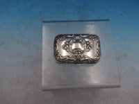H&T English Sterling Silver Box with Flowers Scrollwork Birmingham 1924 (#6606)