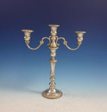 Decor by Gorham Sterling Silver Candelabra Pair 3-Light Fancy #1175 (#3031)