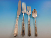 Saint Dunstan Chased by Gorham Sterling Silver Flatware Set Service 43 pc Dinner