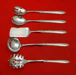 Margaret Rose by National Sterling Silver Hostess Set 5pc HHWS  Custom Made