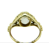 14k Yellow Gold Vintage 1.91ct Peach Morganite Ring (#J4635)