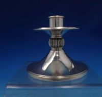 Old French by Gorham Sterling Silver Candlestick Pair #1089 3 3/4" x 4" (#6381)