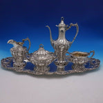 Chantilly by Gorham Sterling Silver Demitasse Coffee Set 5-Piece (#4816)