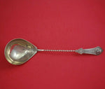 Medallion by Unknown Coin Silver Soup Ladle Bright-Cut Twisted 13" Serving